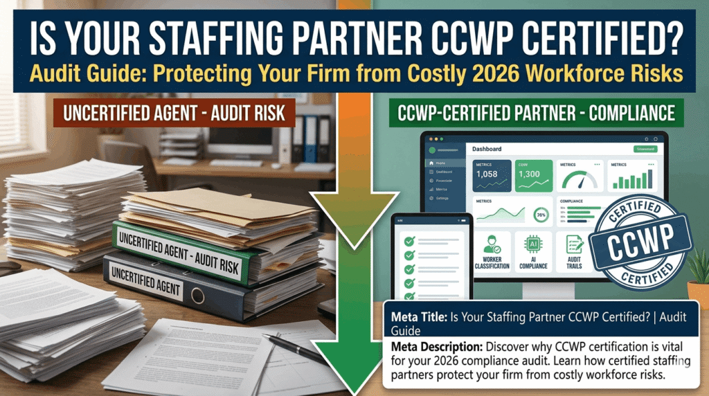 Is Your Staffing Partner CCWP Certified? Why It Matters for Your Compliance Audit