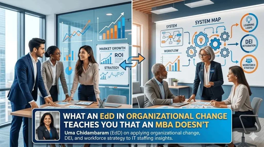 What an EdD in Organizational Change Teaches You That an MBA Doesn’t